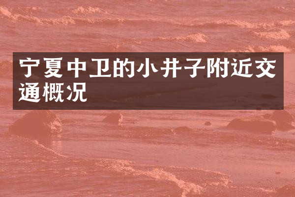 宁夏中卫的小井子附近交通概况