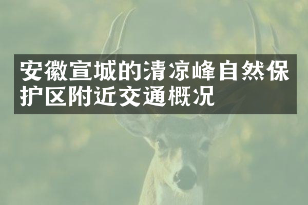 安徽宣城的清凉峰自然保护区附近交通概况