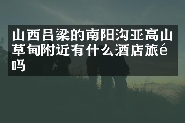 山西吕梁的南阳沟亚高山草甸附近有什么酒店旅馆吗