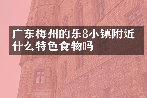 广东梅州的乐8小镇附近有什么特色食物吗