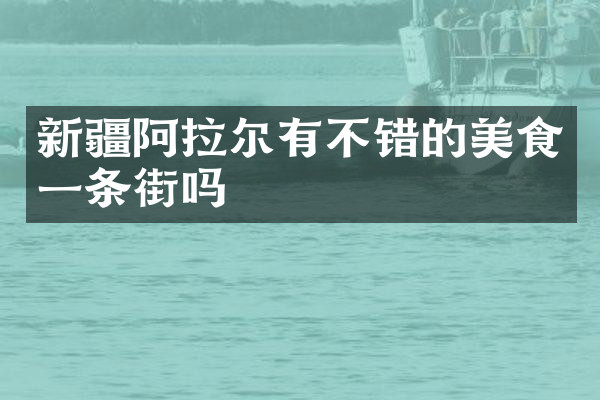 新疆阿拉尔有不错的美食一条街吗