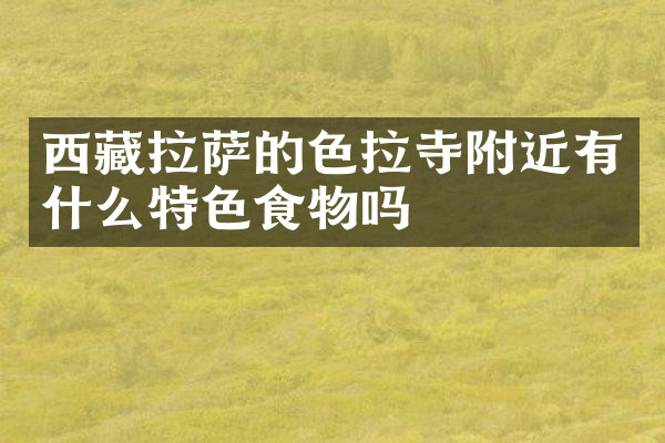 西藏拉萨的色拉寺附近有什么特色食物吗