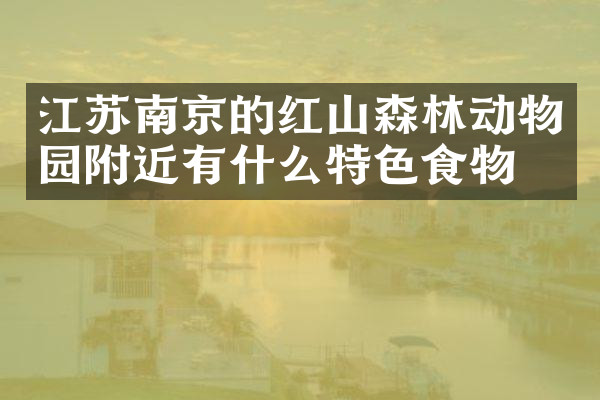 江苏南京的红山森林动物园附近有什么特色食物吗