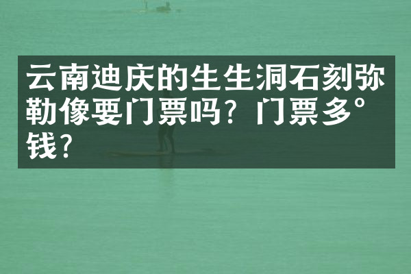 云南迪庆的生生洞石刻弥勒像要门票吗？门票多少钱？