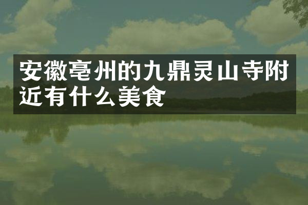 安徽亳州的九鼎灵山寺附近有什么美食