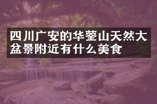 四川广安的华蓥山天然大盆景附近有什么美食