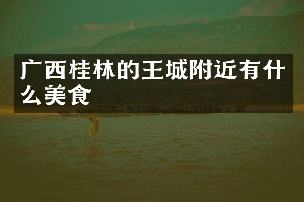 广西桂林的王城附近有什么美食