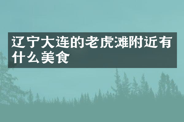 辽宁大连的老虎滩附近有什么美食