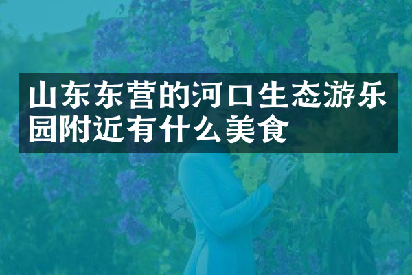 山东东营的河口生态游乐园附近有什么美食