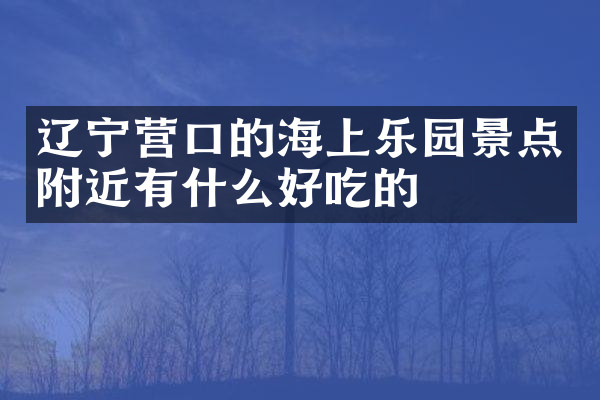 辽宁营口的海上乐园景点附近有什么好吃的