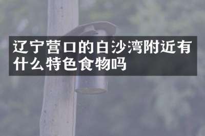辽宁营口的白沙湾附近有什么特色食物吗