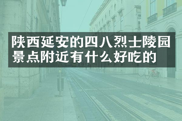 陕西延安的四八烈士陵园景点附近有什么好吃的