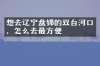 想去辽宁盘锦的双台河口，怎么去最方便
