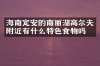 海南定安的南丽湖高尔夫附近有什么特色食物吗