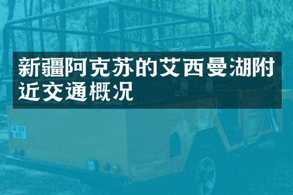 新疆阿克苏的艾西曼湖附近交通概况