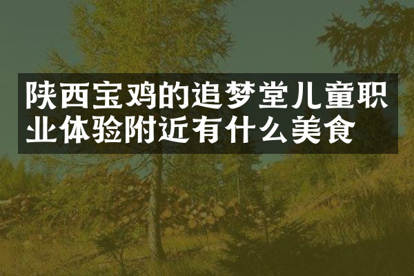 陕西宝鸡的追梦堂儿童职业体验附近有什么美食
