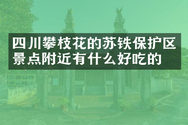 四川攀枝花的苏铁保护区景点附近有什么好吃的