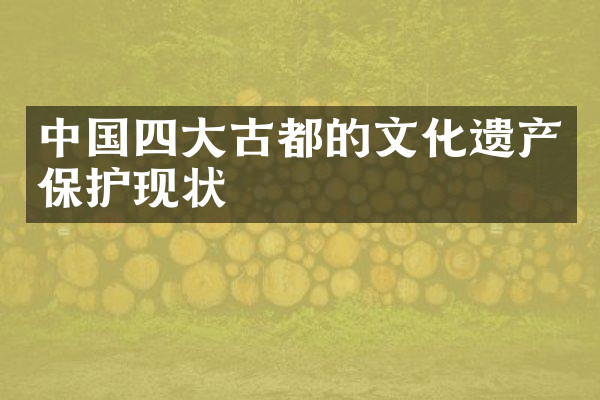 中国四大古都的文化遗产保护现状