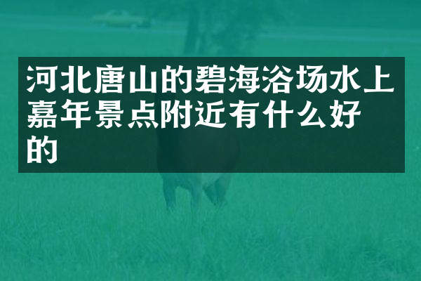 河北唐山的碧海浴场水上嘉年景点附近有什么好吃的