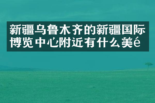 新疆乌鲁木齐的新疆国际博览中心附近有什么美食
