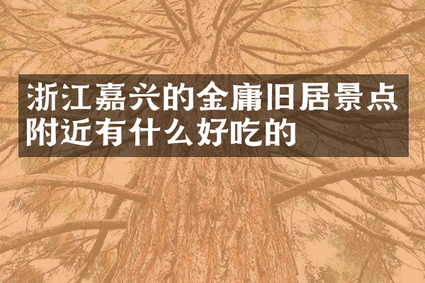 浙江嘉兴的金庸旧居景点附近有什么好吃的