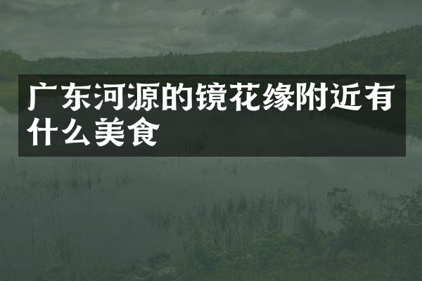 广东河源的镜花缘附近有什么美食