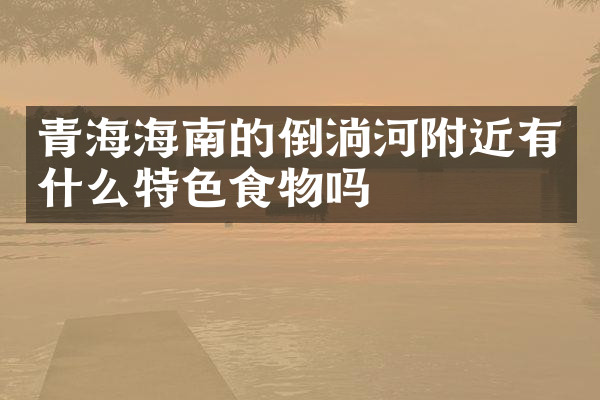 青海海南的倒淌河附近有什么特色食物吗