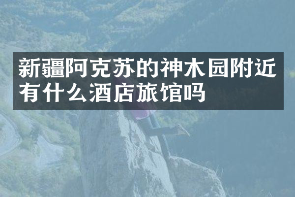 新疆阿克苏的神木园附近有什么酒店旅馆吗