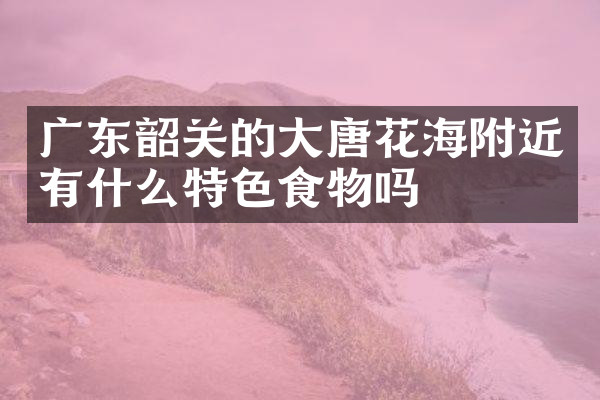 广东韶关的大唐花海附近有什么特色食物吗