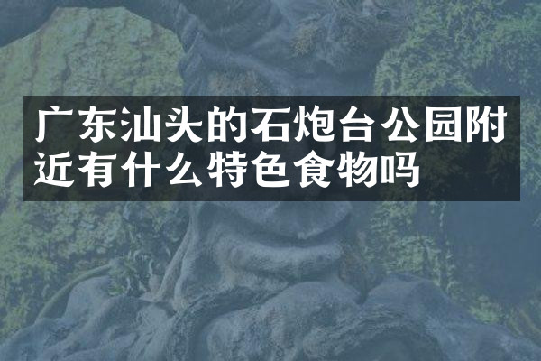 广东汕头的石炮台公园附近有什么特色食物吗