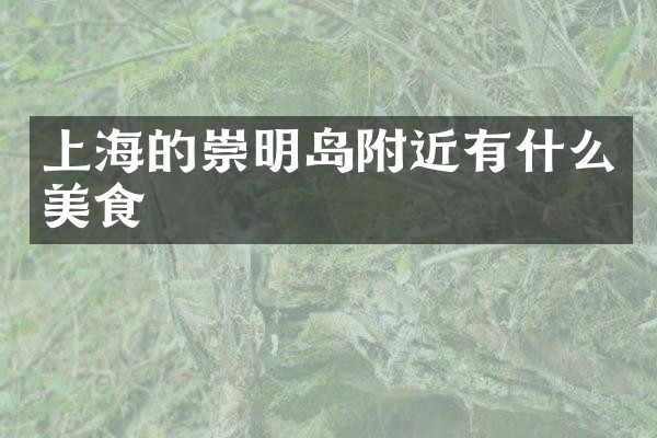 上海的崇明岛附近有什么美食
