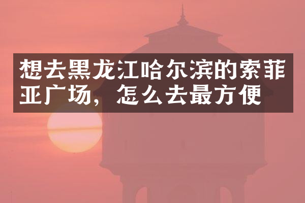 想去黑龙江哈尔滨的索菲亚广场，怎么去最方便
