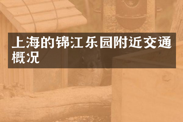 上海的锦江乐园附近交通概况