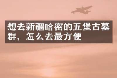 想去新疆哈密的五堡古墓群，怎么去最方便