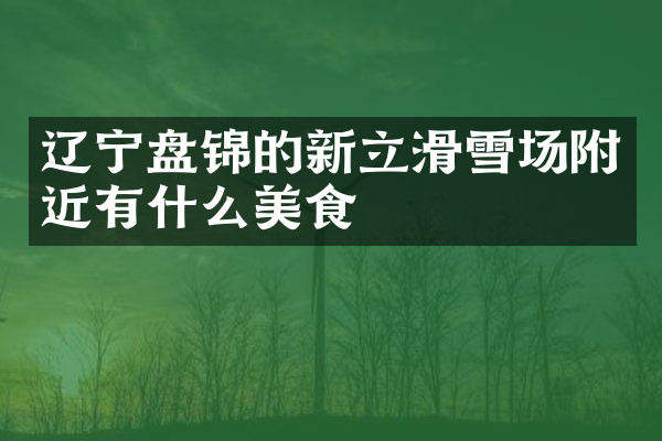 辽宁盘锦的新立滑雪场附近有什么美食