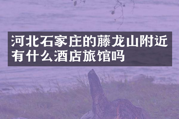 河北石家庄的藤龙山附近有什么酒店旅馆吗