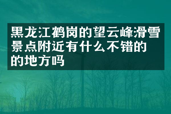 黑龙江鹤岗的望云峰滑雪景点附近有什么不错的住的地方吗
