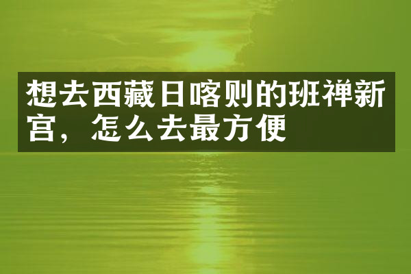 想去西藏日喀则的班禅新宫，怎么去最方便