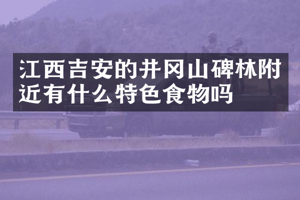 江西吉安的井冈山碑林附近有什么特色食物吗