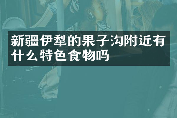 新疆伊犁的果子沟附近有什么特色食物吗