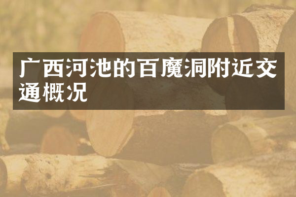 广西河池的百魔洞附近交通概况
