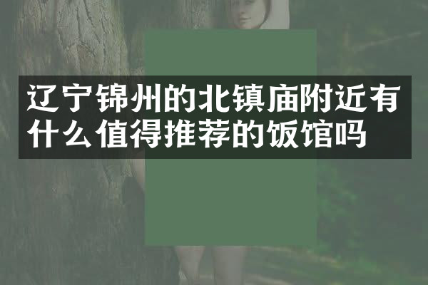 辽宁锦州的北镇庙附近有什么值得推荐的饭馆吗