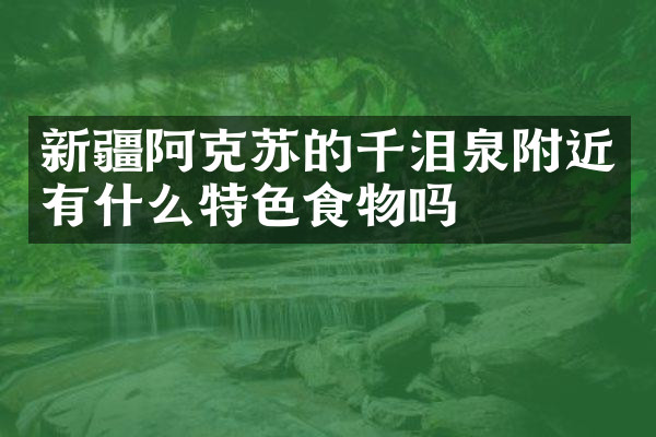 新疆阿克苏的千泪泉附近有什么特色食物吗