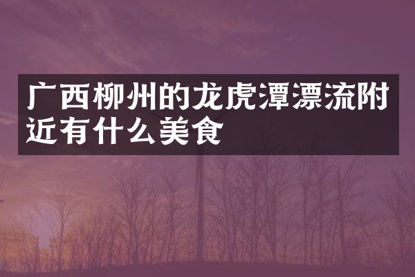 广西柳州的龙虎潭漂流附近有什么美食