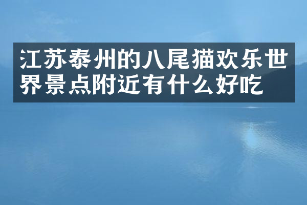 江苏泰州的八尾猫欢乐世界景点附近有什么好吃的