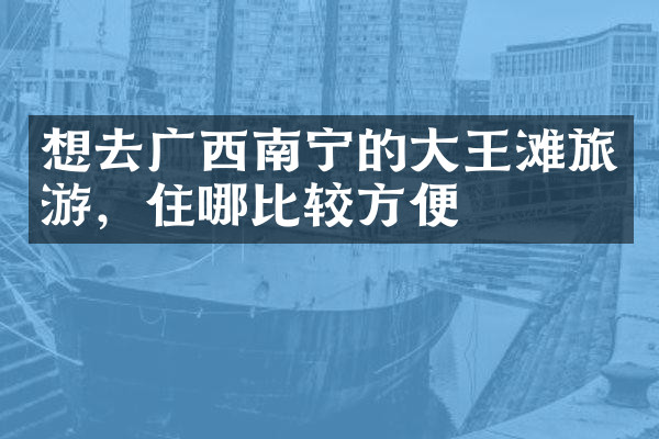 想去广西南宁的大王滩旅游，住哪比较方便