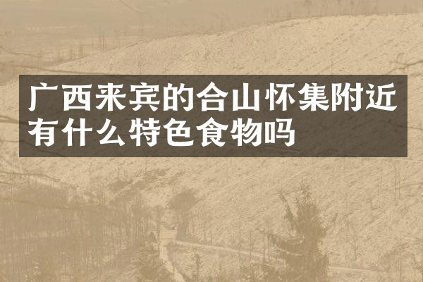 广西来宾的合山怀集附近有什么特色食物吗
