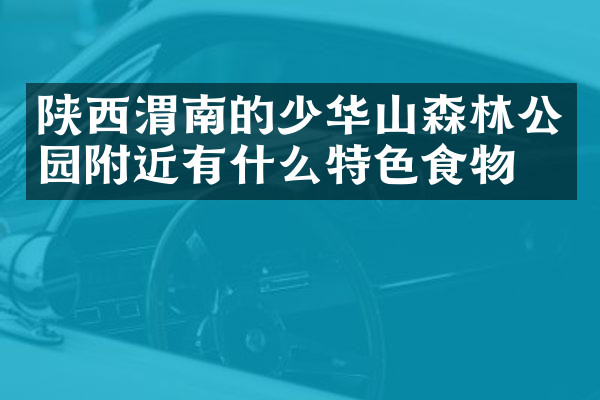 陕西渭南的少华山森林公园附近有什么特色食物吗