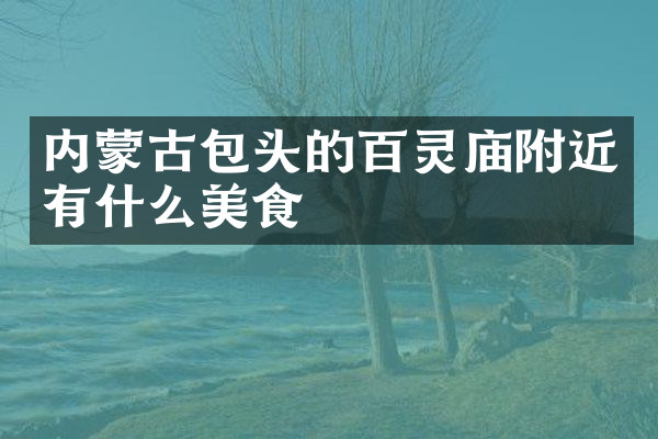 内蒙古包头的百灵庙附近有什么美食