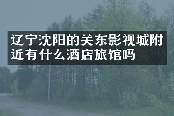辽宁沈阳的关东影视城附近有什么酒店旅馆吗